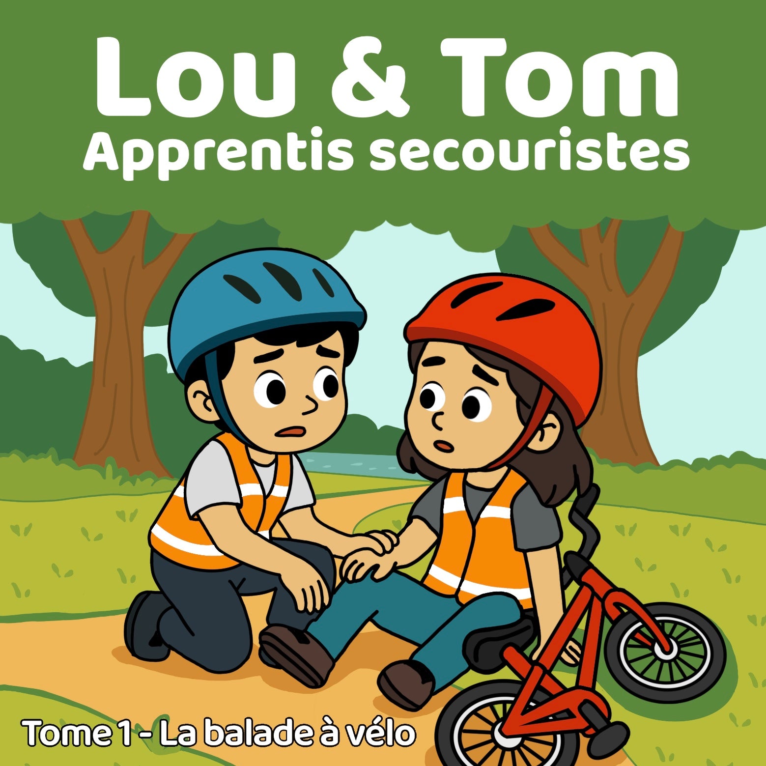 Tome 1 - Lou & Tom, apprentis secouristes - La balade à vélo