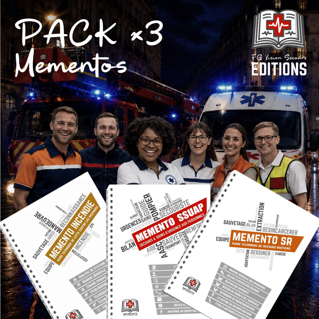 Packs Mementos - SSUAP / SR / INCENDIE (frais de port offerts)