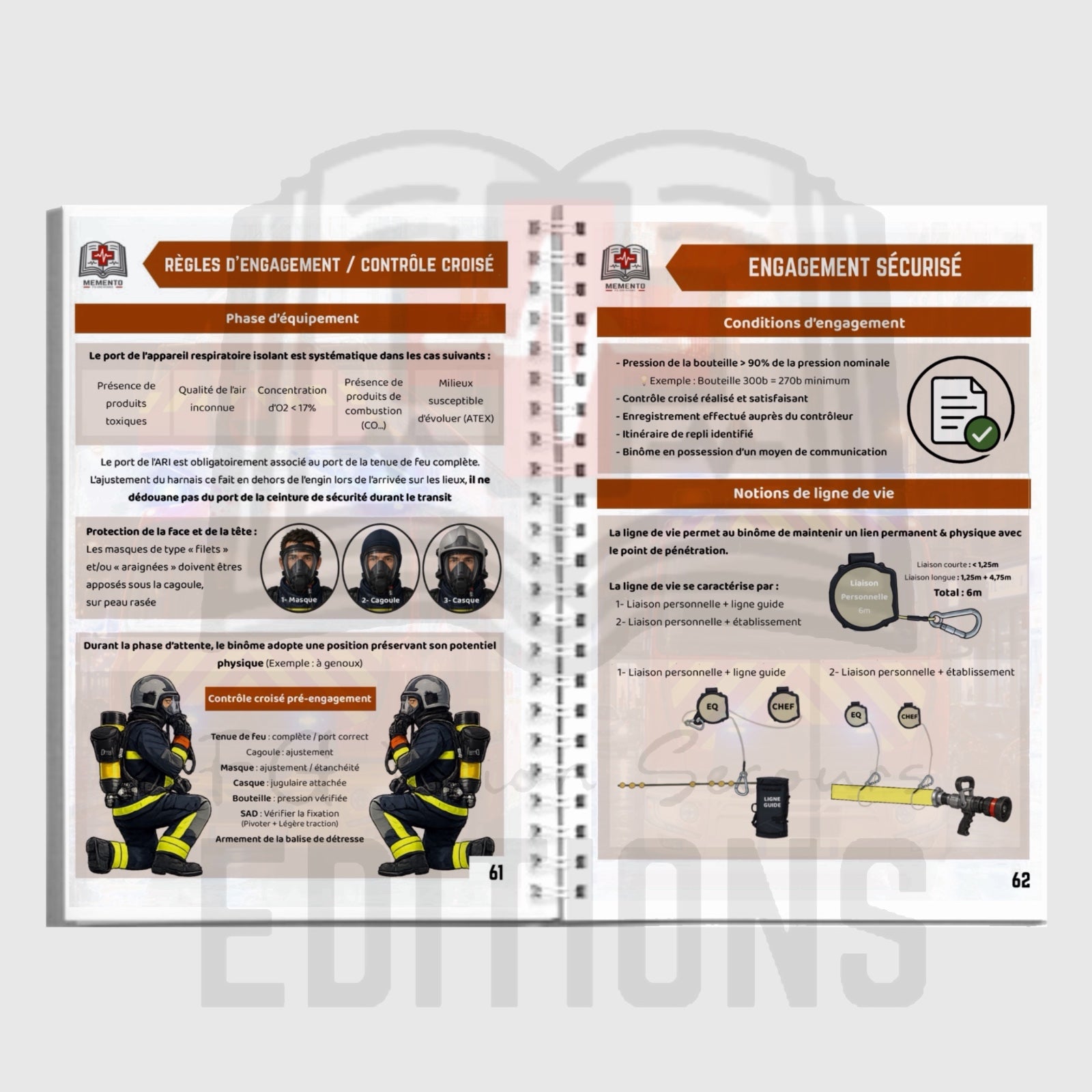 ‼️ Pré-commande disponible ‼️Memento Incendie - Lutte contre les incendies
