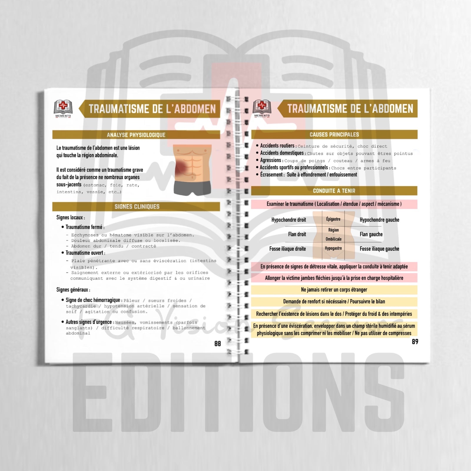 Memento SSUAP - Secours & soins d’urgence aux personnes (frais de port inclus)