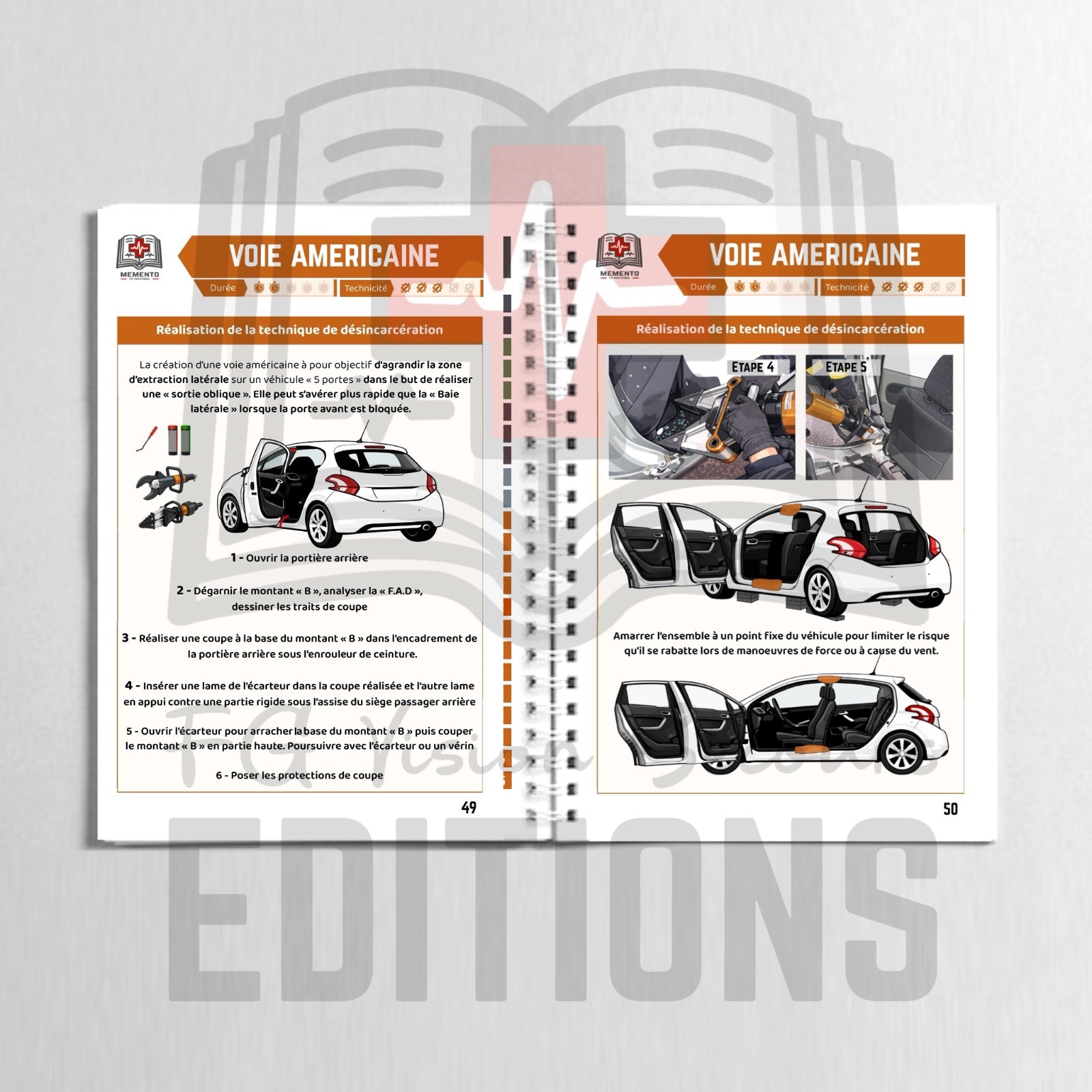 Memento SR - Guide technique de secours routiers (frais de port inclus)