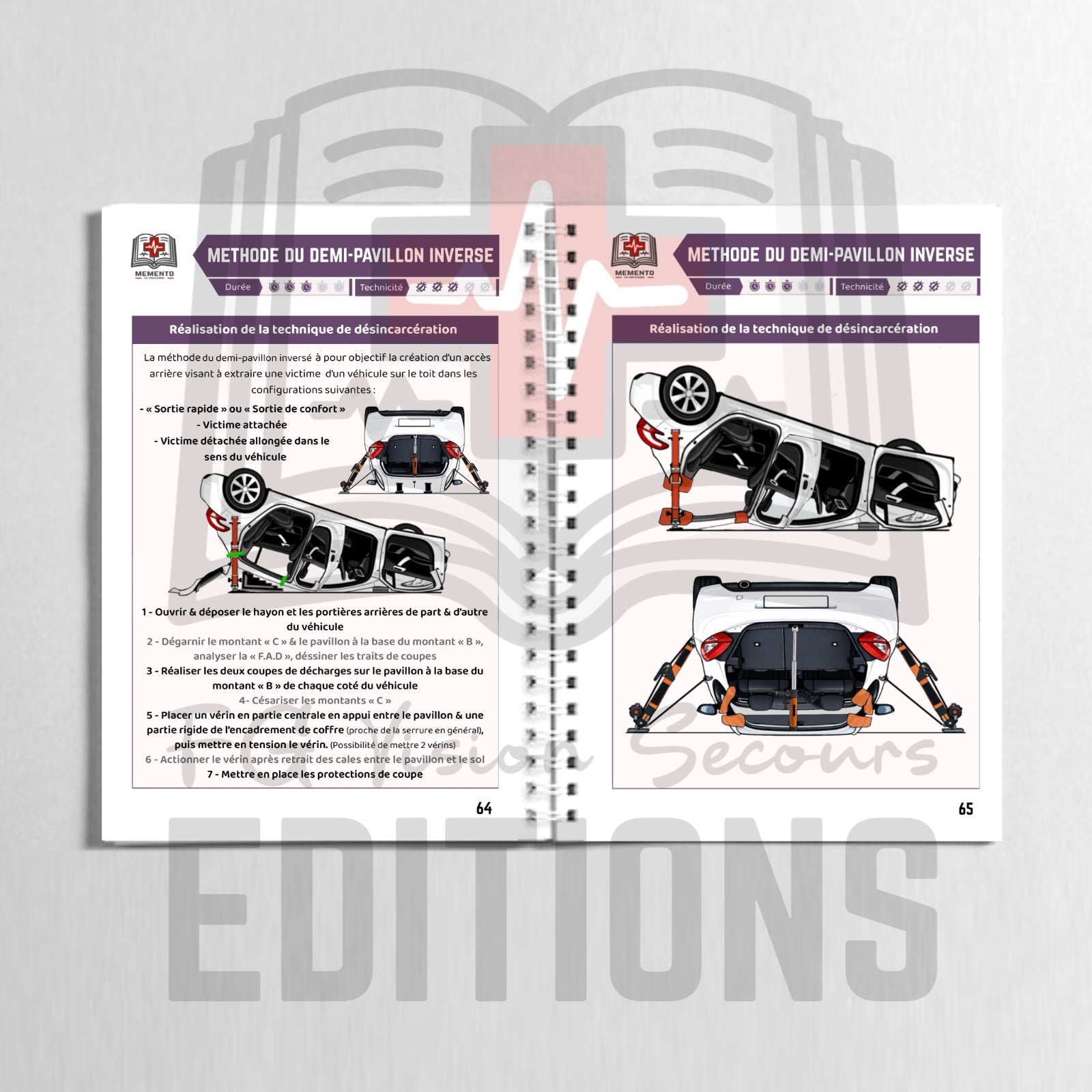 Memento SR - Guide technique de secours routiers (frais de port inclus)