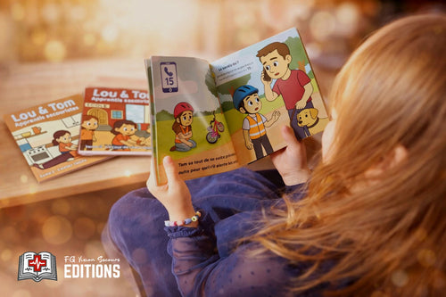 Lot livres enfants "Lou & Tom, apprentis secouristes"