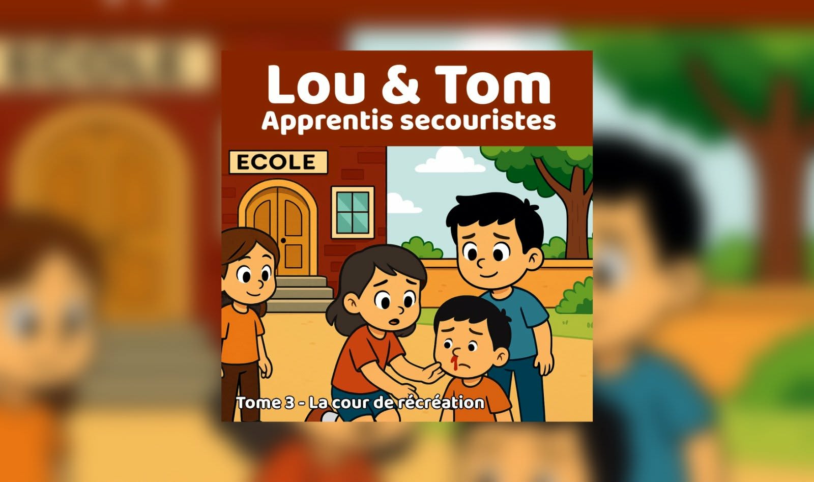 Lot livres enfants "Lou & Tom, apprentis secouristes"